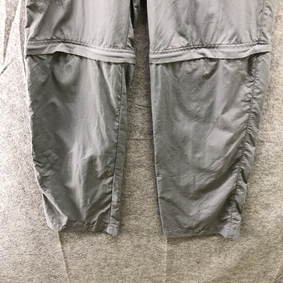 Columbia Convertible Hiking Pants Kids L 14/16 Green Nylon Straight Outdoors - Picture 4 of 11